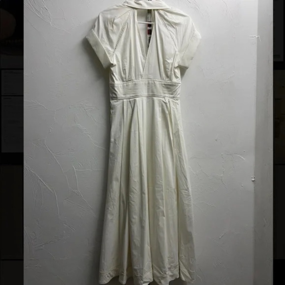 Anthropologie Maeve Poplin sleeve shirtdress midi Hard to find - Picture 10 of 11